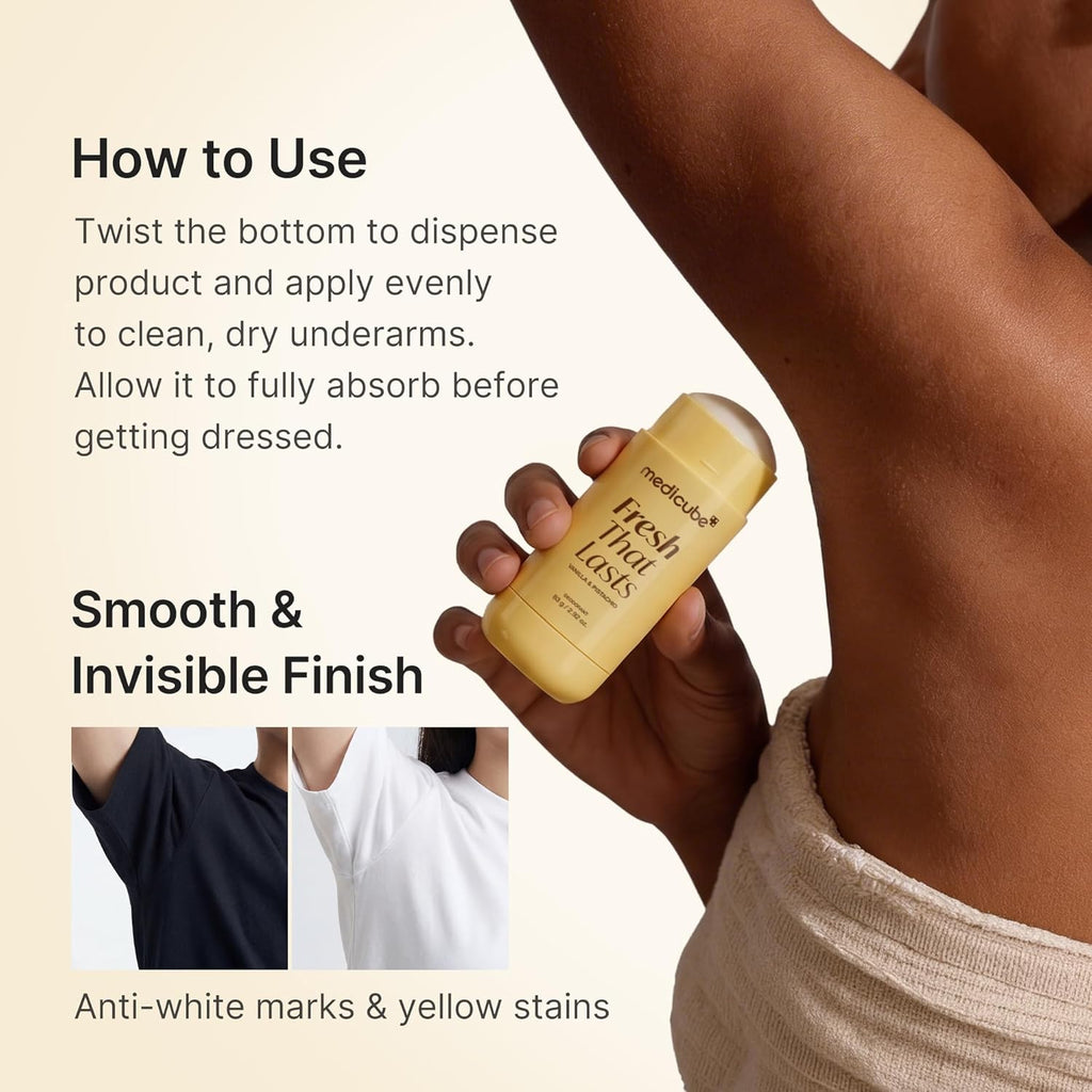 Medicube Fresh That Lasts Deodorant – Vanilla & Pistachio 83g